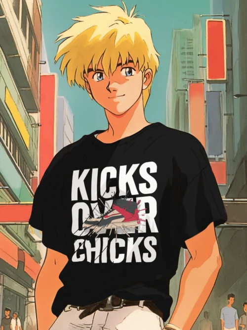 Kicks over Chicks OVERSIZED T-shirt